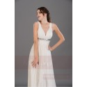 Long White Dress For Wedding With Straps - Ref L084 - 05