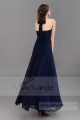 Long and asymetric prom evening dress Intense chocolate - Ref L043 - 06