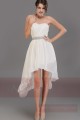 White strapless asymmetrical dress C678 - Ref C678 - 05