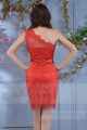 Short Red Fire Dress with Lace C714 - Ref C714 - 04