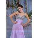 robe soirée cocktail violette de toulouse - Ref L668 - 04