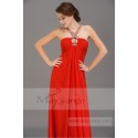 Miss lisa robe longue rouge feu - Ref L674 - 04