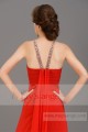 Miss lisa robe longue rouge feu - Ref L674 - 02
