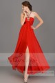 Miss lisa robe longue rouge feu - Ref L674 - 03