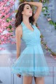 C572 Dress light blue vintage - Ref C572 - 03