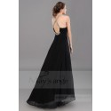 new york robe longue noir dos nu maysange - Ref L677 - 03