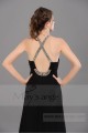 new york robe longue noir dos nu maysange - Ref L677 - 04