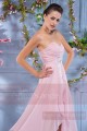 Robe Bustier Longue Rose Pour Cocktail - Ref C693 - 04