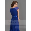 L680 Nice robe soiree royal blue mermaid with two lace cuffs - Ref L680 - 02