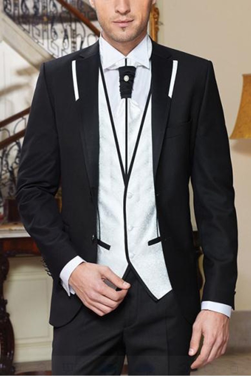 Costume MEN038 noir - Ref MEN038 - 01 Costume MEN038 noir - Ref MEN038 - 01