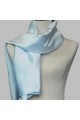 Fashion thick satin light blue scarf - Ref ETOLE04 - 02