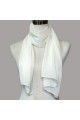 Cheap white chiffon wedding shawl wrap - Ref ETOLE07 - 02