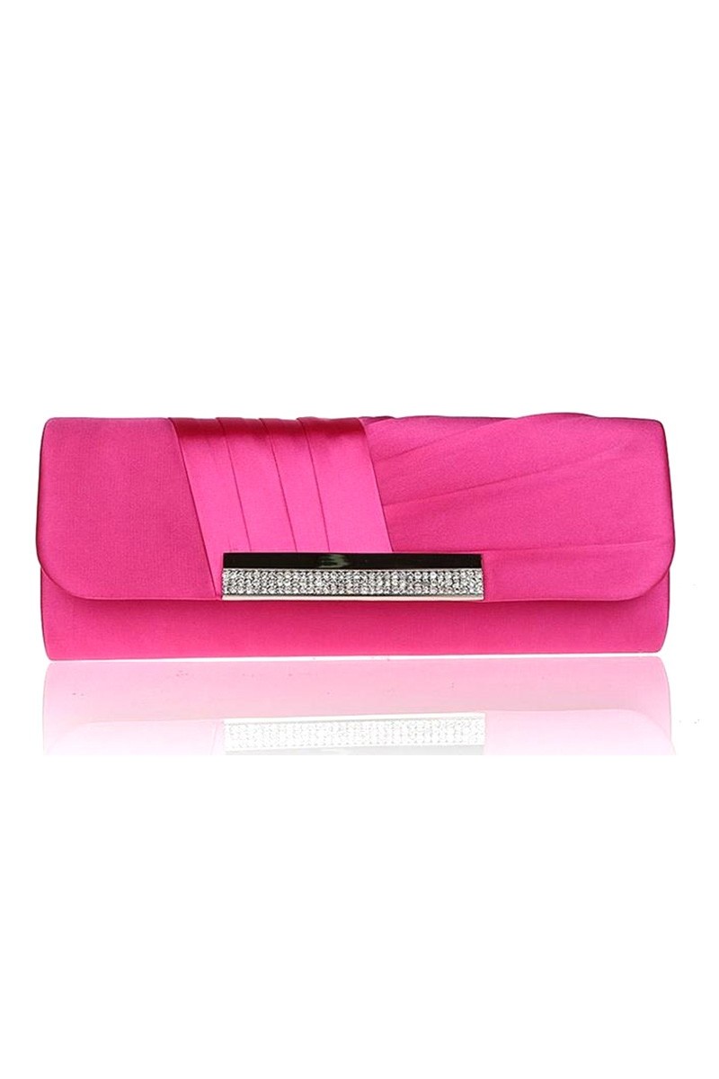 Pochette de soirée rose fuschia - Ref SAC284 - 01 Pochette de soirée rose fuschia - Ref SAC284 - 01