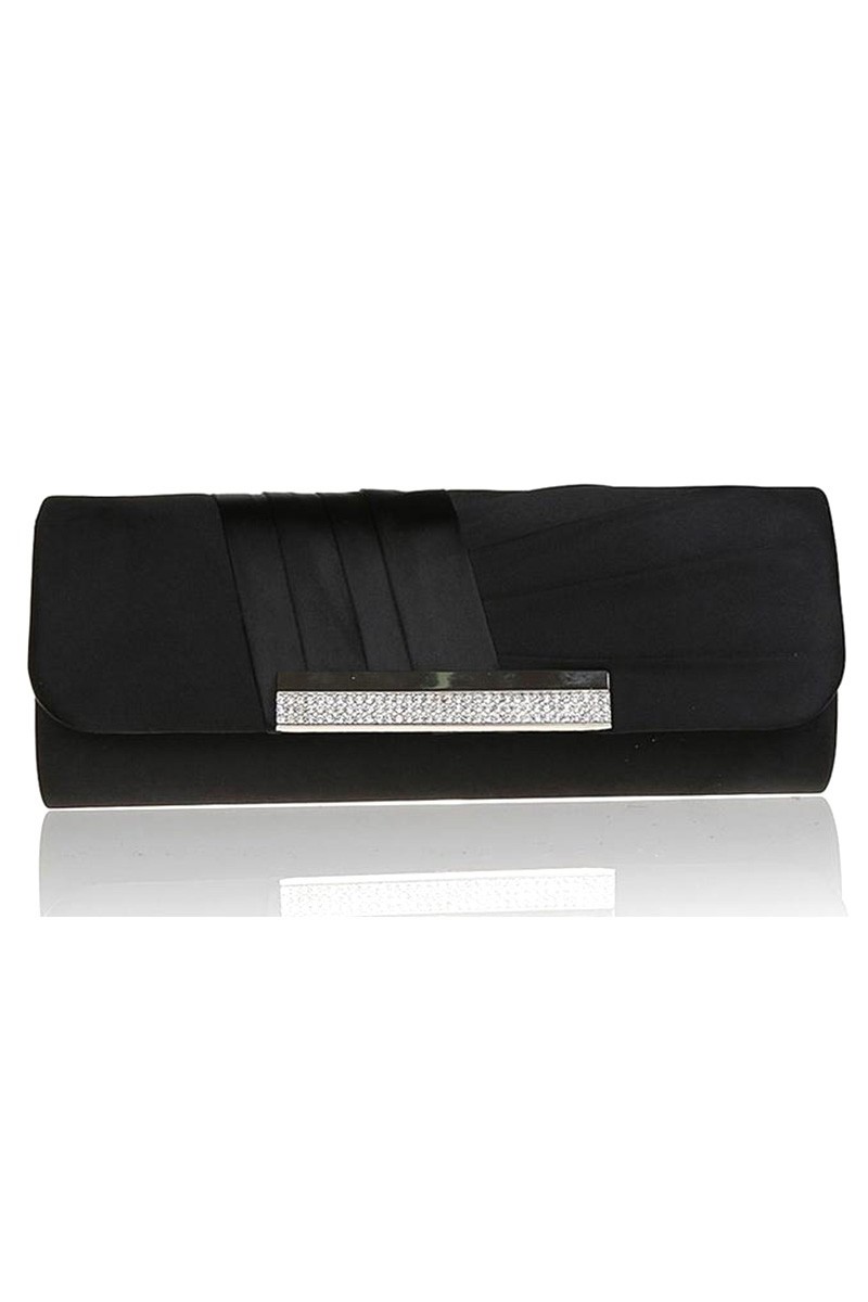 Pochette de soirée couleur noire - Ref SAC286 - 01 Pochette de soirée couleur noire - Ref SAC286 - 01
