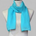 Affordable chiffon blue cashmere scarf - Ref ETOLE14 - 02