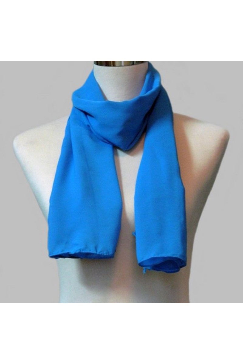 Affordable blue scarf for evening gown - Ref ETOLE16 - 01