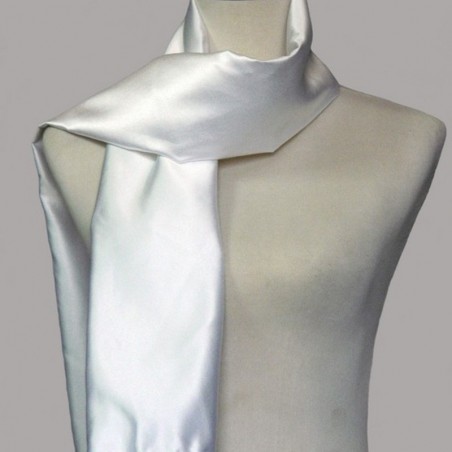 Etole blanche pour mariage satin épais