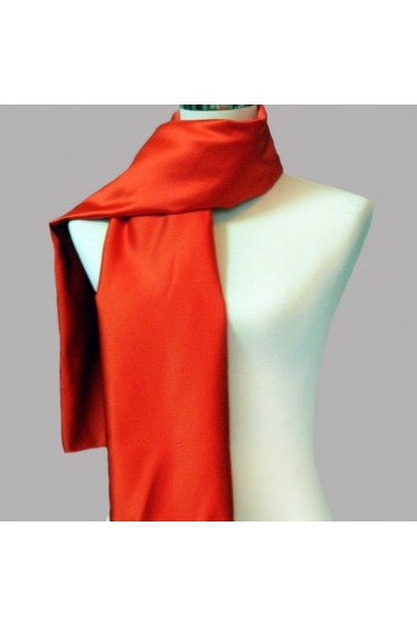 Beautiful fire red evening dress scarf - ETOLE19 #1