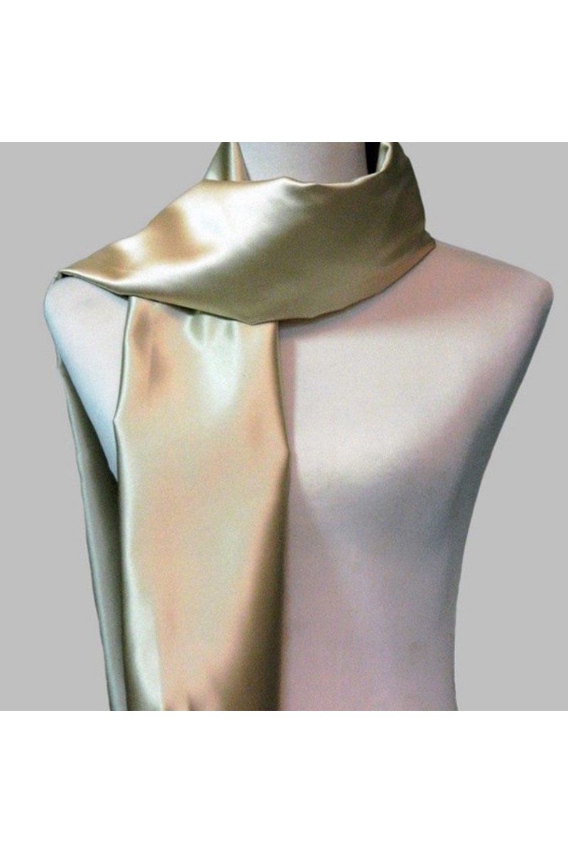 Kaki pale thick beautiful womens scarf - Ref ETOLE21 - 01