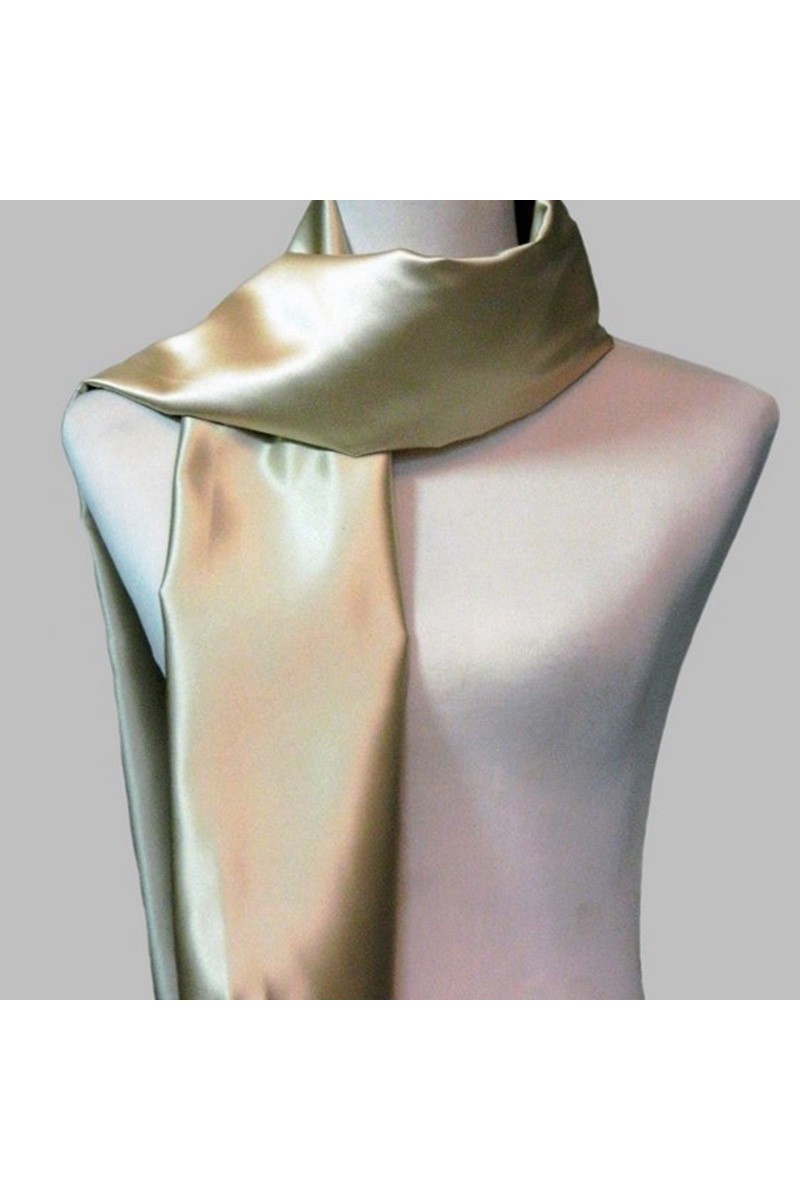 Khaki pale scarf stole 21 - Ref ETOLE21 - 01 Khaki pale scarf stole 21 - Ref ETOLE21 - 01