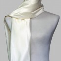 Satin champagne scarf for evening gown - Ref ETOLE22 - 02