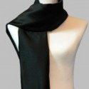 Black satin beautiful scarves online - Ref ETOLE23 - 02