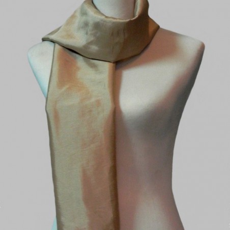 Taffeta champagne evening scarf ladies