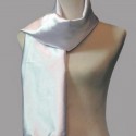 Taffeta white cashmere scarf for women - Ref ETOLE29 - 02