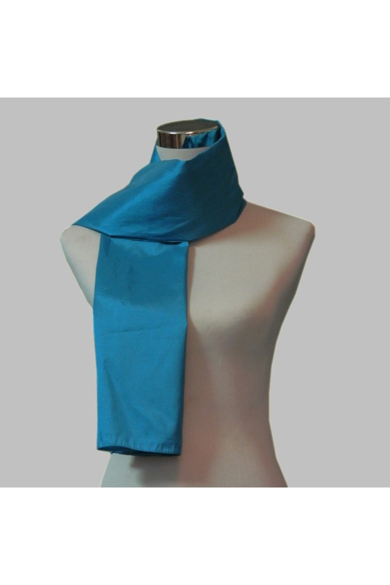 Blue taffeta formal scarves and wraps - Ref ETOLE30 - 01
