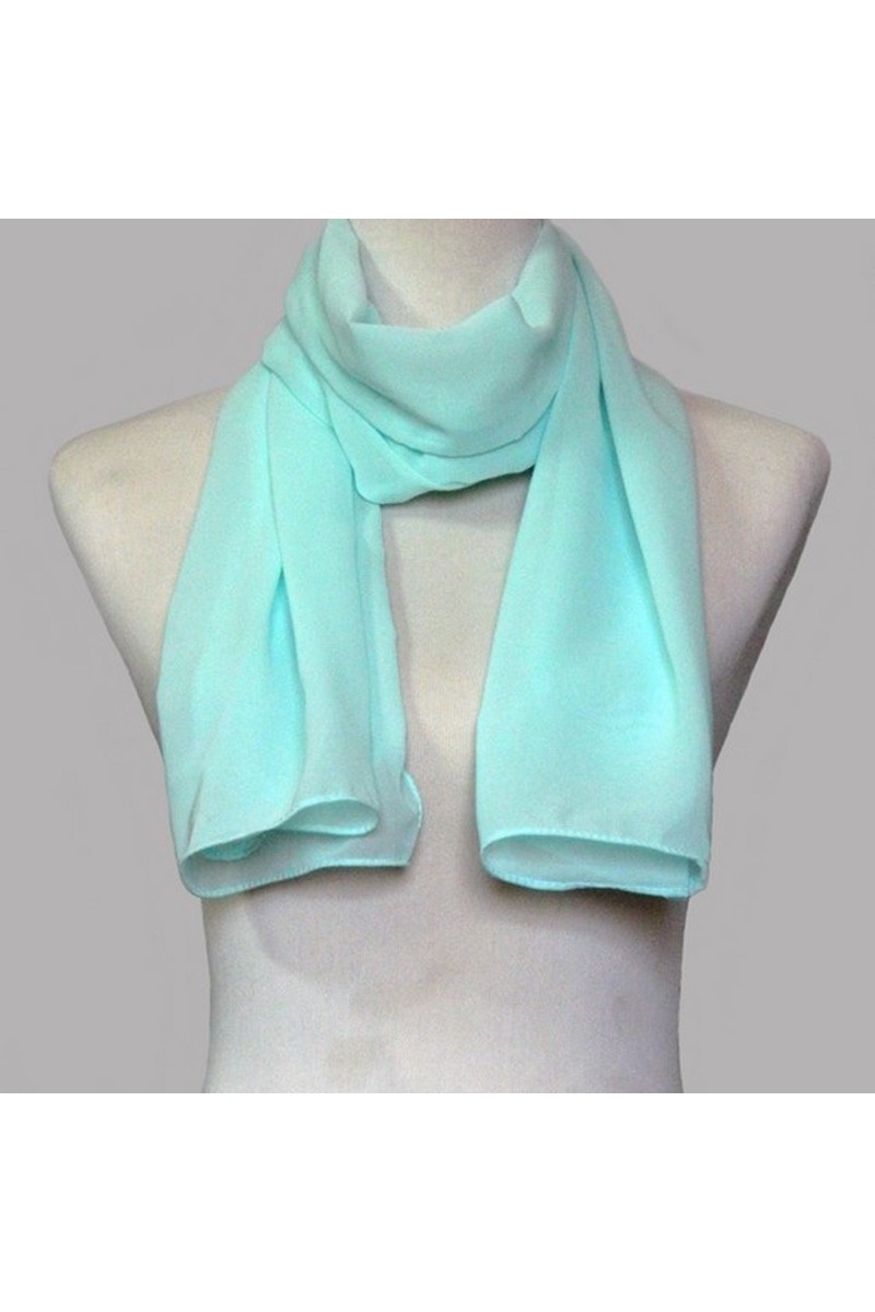 Fashion mint green evening dress scarf - Ref ETOLE32 - 01