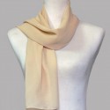 Kaki pale chiffon evening dress scarf - Ref ETOLE33 - 02