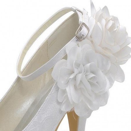 chaussure mariage blanche