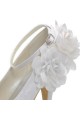 Elegant Flower White Lace Wedding Shoes - Ref CH044 - 03