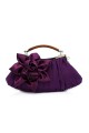 Sac de soirée femme fleur violet - Ref SAC293 - 02