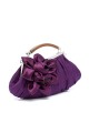 Sac de soirée femme fleur violet - Ref SAC293 - 03