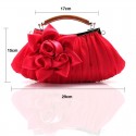 Fire red women's designer clutch bag - Ref SAC295 - 02