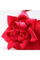 Pochette mariage rouge feu fleur - Ref SAC295 - 03