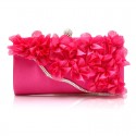 Trendy fashion fuchsia pink clutch bag - Ref SAC306 - 02