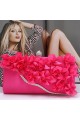 Pochette cérémonie fleur fuchsia - Ref SAC306 - 05