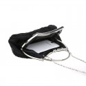Black evening bag with shoulder strap - Ref SAC313 - 04