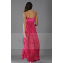 Robe bustier rose fuschia longue de soirée sexy - Ref L102 - 03