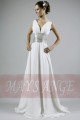 Longue robe blanche de soirée Cléopâtre - Ref L104 - 02