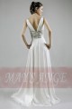 Longue robe blanche de soirée Cléopâtre - Ref L104 - 03