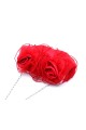 Stylish flower red designer clutch bag - Ref SAC358 - 03