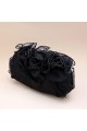 Pochette soirée femme noir fleurs - Ref SAC360 - 03