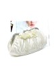 Affordable flower off white clutch bag - Ref SAC381 - 02