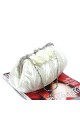 Affordable flower off white clutch bag - Ref SAC381 - 04