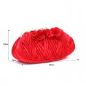 Beautiful fire red evening clutch bag - Ref SAC382 - 02