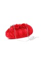 Beautiful fire red evening clutch bag - Ref SAC382 - 03