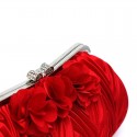 Beautiful fire red evening clutch bag - Ref SAC382 - 04